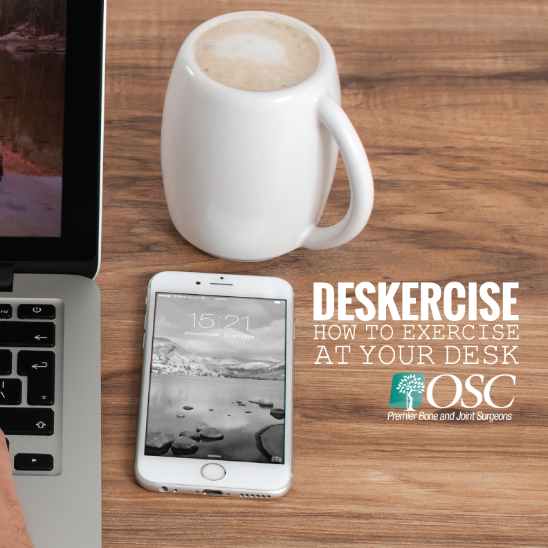 Deskercise, how to exercise at your desk